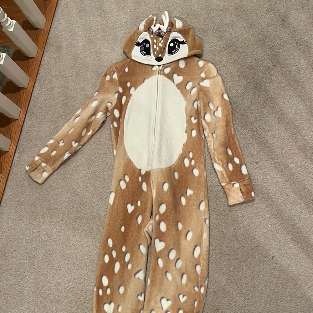 Justice raindeer onesie